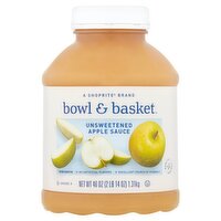 Bowl & Basket Unsweetened Apple Sauce, 46 oz, 46 Ounce