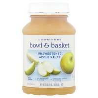 Bowl & Basket Unsweetened Apple Sauce, 23 oz