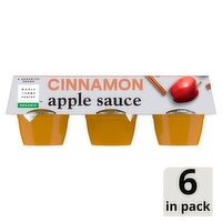 Wholesome Pantry Organic Cinnamon Apple Sauce, 4 oz, 6 count