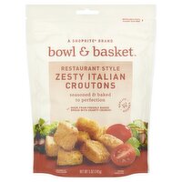 Bowl & Basket Restaurant Style Zesty Italian Croutons, 5 oz, 5 Ounce