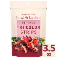 Bowl & Basket Crunchy Tri Color Strips, 3.5 oz, 3.5 Ounce