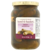 Bowl & Basket Sweet Gherkins, 16 fl oz, 16 Fluid ounce