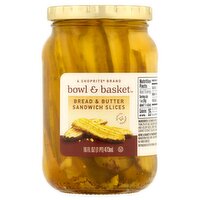 Bowl & Basket Bread & Butter Sandwich Slices, 16 fl oz, 16 Fluid ounce