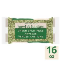 Bowl & Basket Green Split Peas, Arvejas Verdes Partidas, 16 oz