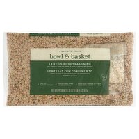 Bowl & Basket Lentils with Seasoning, Lentejas con Condimento, 20 oz, 20 Ounce