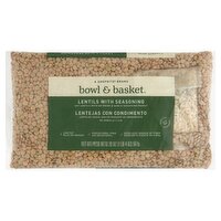 Bowl & Basket Lentils with Seasoning, 20 oz, 20 Ounce