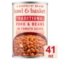 Bowl & Basket Traditional Pork & Beans in Tomato Sauce, 41 oz