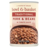 Bowl & Basket Traditional Pork & Beans in Tomato Sauce, 16 oz, 16 Ounce