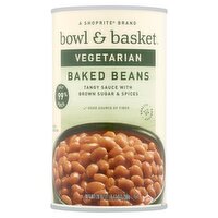 Bowl & Basket 99% Fat Free Vegetarian Baked Beans, 28 oz, 28 Ounce