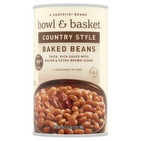 Bowl & Basket Country Style Baked Beans, 28 oz, 28 Ounce