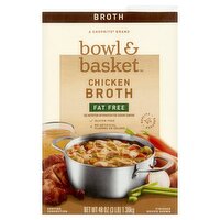 Bowl & Basket Fat Free Chicken Broth, 48 oz