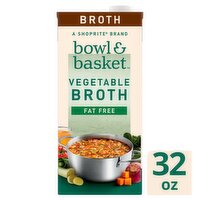 Bowl & Basket Fat Free Vegetable Broth, 32 oz