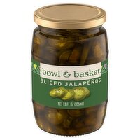 Bowl & Basket Sliced Jalapeños, 12 fl oz