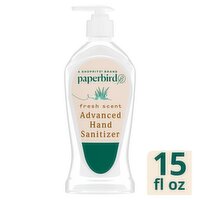 Paperbird Fresh Scent Advanced Hand Sanitizer, 15 fl oz