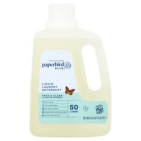 Paperbird Blue Free & Clear Liquid Laundry Detergent, 50 loads, 100 fl oz