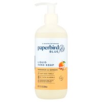 Paperbird Blue Mandarin & Ginger Liquid Hand Soap, 12 fl oz