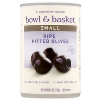 Bowl & Basket Small Ripe Pitted Olives, 6 oz, 6 Ounce