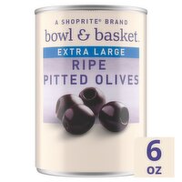 Bowl & Basket Extra Large Ripe Pitted Olives, 6 oz, 6 Ounce