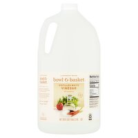 Bowl & Basket Distilled White Vinegar, 128 fl oz, 128 Fluid ounce