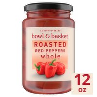 Bowl & Basket Whole Roasted Red Peppers, 12 oz