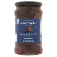 Bowl & Basket Specialty Pitted Halves Kalamata Olives, 6.34 oz