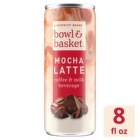 Bowl & Basket Mocha Latte Coffee & Milk Beverage, 8 fl oz, 8 Fluid ounce