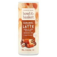 Bowl & Basket Caramel Flavored Latte Coffee & Milk Beverage, 8 fl oz