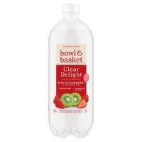 Bowl & Basket Clear Delight Kiwi Strawberry Sparkling Flavored Beverage, 33.8 fl oz, 33.8 Fluid ounce