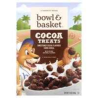 Bowl & Basket Cocoa Treats Sweetened Flavored Corn Cereal, 11.8 oz