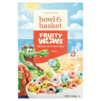 Bowl & Basket Fruity Wows Sweetened Fruit Flavored Cereal, 12.2 oz