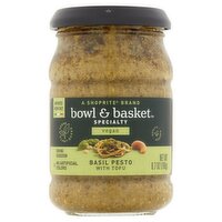 Bowl & Basket Specialty Vegan Basil Pesto with Tofu, 6.7 oz, 6.7 Ounce