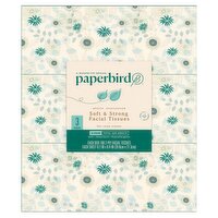 Paperbird 2-ply Soft & Strong Facial Tissue, 160 sheets, 3 pk, 480 Each