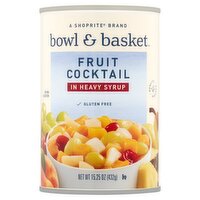 Bowl & Basket Fruit Cocktail in Heavy Syrup, 15.25 oz, 15.25 Ounce