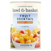 Bowl & Basket Fruit Cocktail in Light Syrup, 15 oz, 15 Ounce