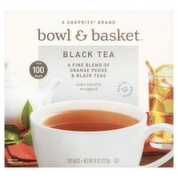 Bowl & Basket Black Tea Bags, 100 count, 8 oz, 100 Each