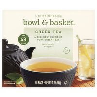 Bowl & Basket Green Tea Bags, 48 count, 3 oz