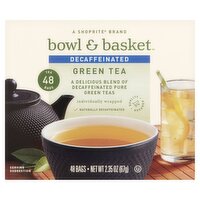 Bowl & Basket Decaffeinated Green Tea Bags, 48 count, 2.35 oz, 48 Each