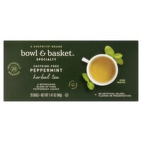 Bowl & Basket Specialty Peppermint Herbal Tea Bags, 20 count, 1.41 oz