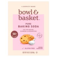 Bowl & Basket Pure Baking Soda, 16 oz, 16 Ounce