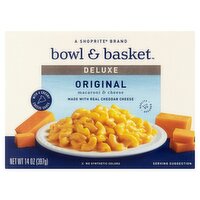 Bowl & Basket Deluxe Original Macaroni & Cheese, 14 oz, 14 Ounce