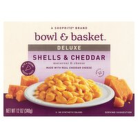 Bowl & Basket Deluxe Shells & Cheddar Macaroni & Cheese, 12 oz