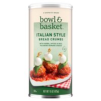 Bowl & Basket Italian Style Bread Crumbs, 15 oz, 15 Ounce