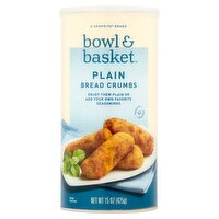 Bowl & Basket Plain Bread Crumbs, 15 oz, 15 Ounce