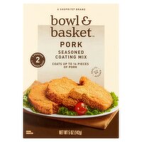 Bowl & Basket Pork Seasoned Coating Mix, 2 count, 5 oz