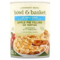 Bowl & Basket No Added Sugar Apple Pie Filling or Topping, 20 oz