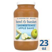 Bowl & Basket Unsweetened Apple Sauce, 23 oz, 23 Ounce