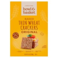 Bowl & Basket Baked Original Thin Wheats Crackers, 8.5 oz