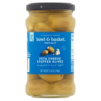 Bowl & Basket Specialty Feta Cheese Stuffed Olives, 5.64 oz