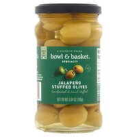 Bowl & Basket Specialty Jalapeño Stuffed Olives, 5.64 oz