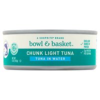 Bowl & Basket Chunk Light Tuna in Water, 5 oz, 5 Ounce